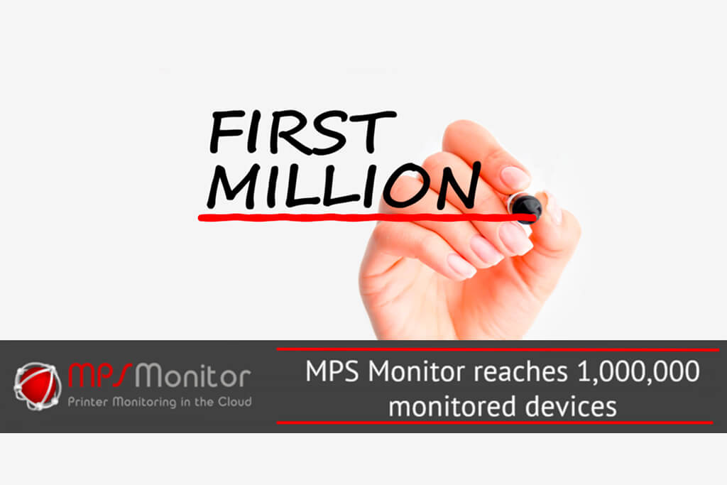 Eine Million Druckgeräte werden nun bereits mit MPS Monitor überwacht.